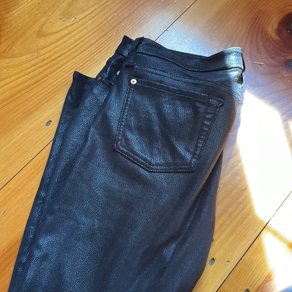 7 for all Mankind Faux Leather Pants - Picture 3 of 3